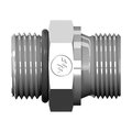 World Wide Fittings Male O-Ring Boss to Male British Standard Pipe Parallel Straight 7062X08X06